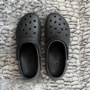 CROCS Women's Classic Platform Glitter Clog